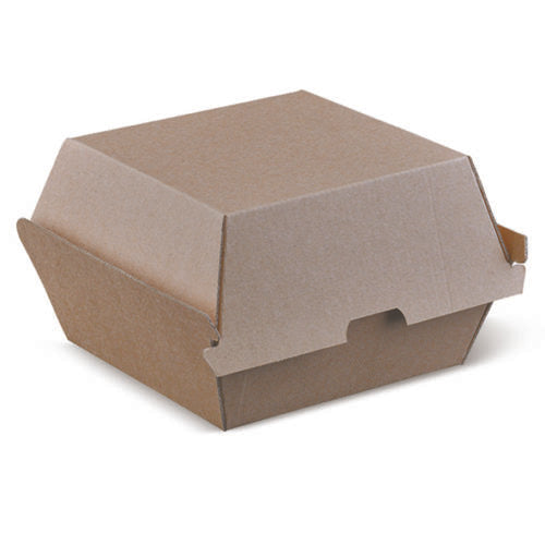 Corrugated Burger Regular 50pc (105 × 105 × 85 mm) NIS Packaging & Party Supply