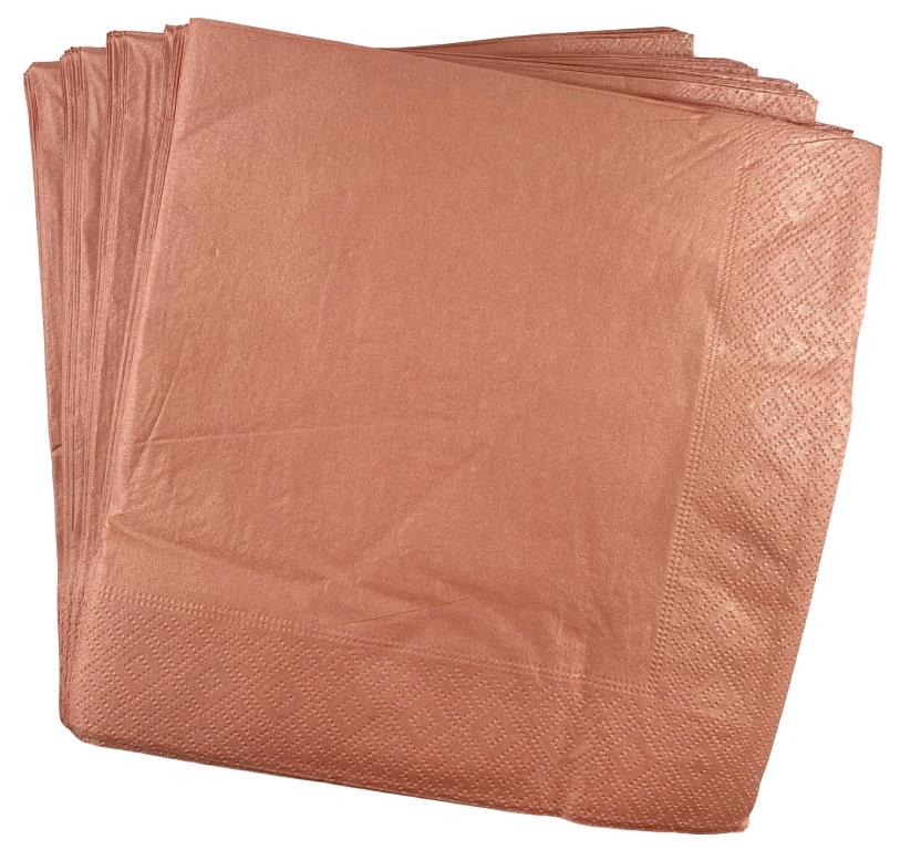 Buy DINNER Napkin Chocolate Pack of 50 400x400mm 2ply at NIS Packaging & Party Supply Brisbane, Logan, Gold Coast, Sydney, Melbourne, Australia