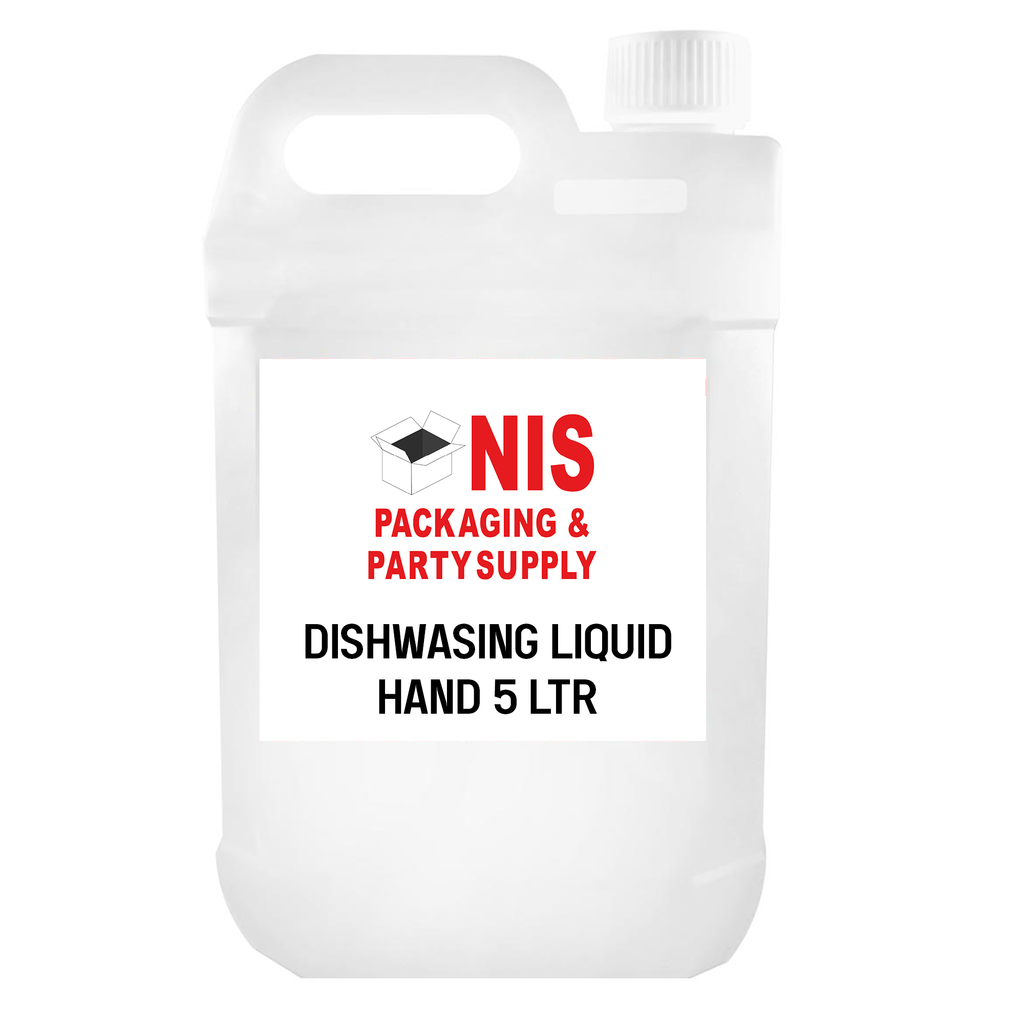 DISHWASHING LIQUID HAND 5LTR Sudzee NIS Packaging & Party Supply