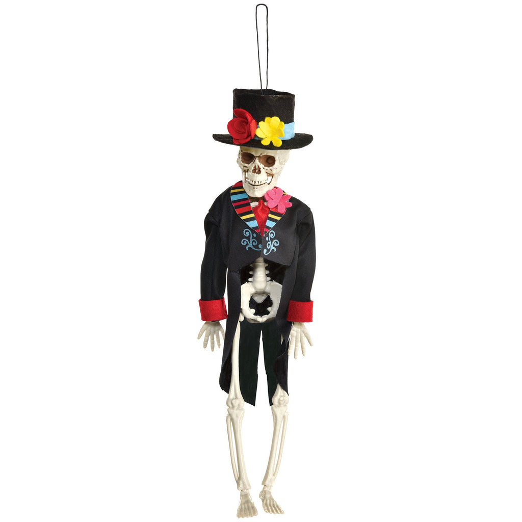 Day of the Dead Hanging Skeleton Groom Decoration Prop NIS Packaging & Party Supply