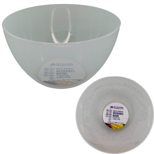 Deep Bowl PP 14.5x8.3cm 1 Litre Transparent Small Ctn24 NIS Packaging & Party Supply
