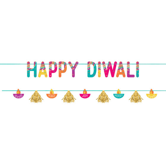 Diwali Banner Kit 2x1.7m NIS Packaging & Party Supply