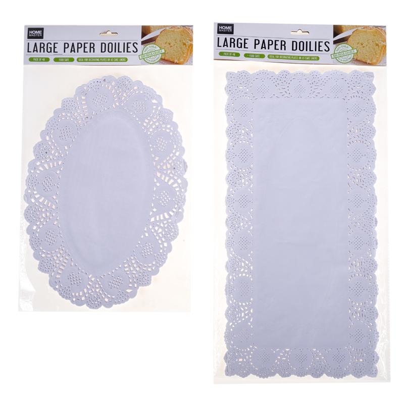 Doilies Large Paper Assorted Sizes 48pc NIS Packaging & Party Supply