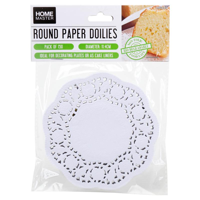 Doilies Round Paper 11.4cm 150pc NIS Packaging & Party Supply