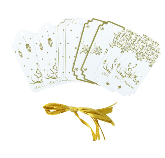 Buy EID MUBARAK Tags at NIS Packaging & Party Supply Brisbane, Logan, Gold Coast, Sydney, Melbourne, Australia