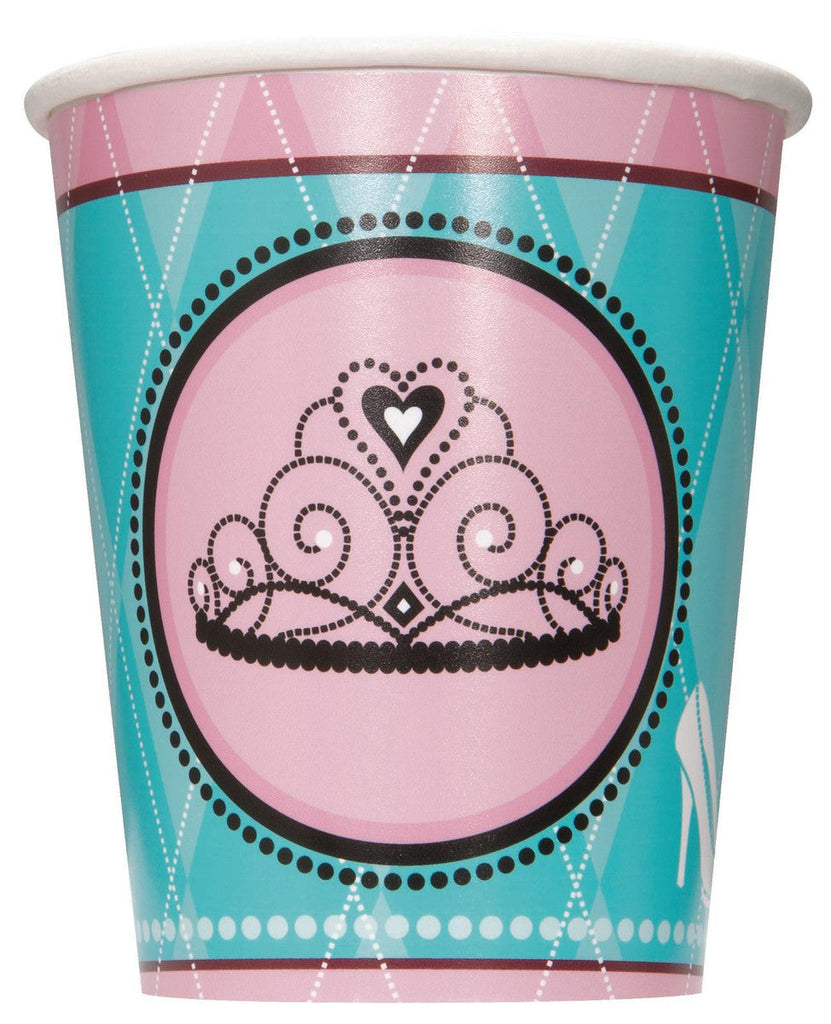 FAIRYTALE PRINCESS 270ML (9OZ) CUPS 8pk NIS Packaging & Party Supply