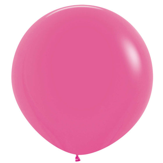 FASHION FUCHSIA 60cm Latex Balloons, 3PK Sempertex NIS Packaging & Party Supply