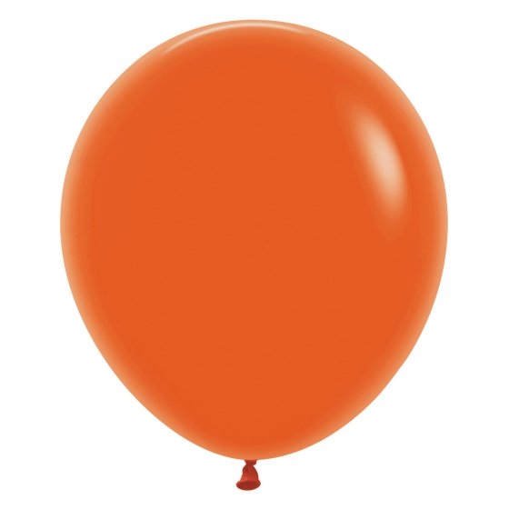 FASHION ORANGE Latex Balloons 45cm, 6PK NIS Packaging & Party Supply