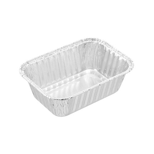 FOIL Baking Cup PLASTIC LID RECT 10.5x7.5 (15PK) NIS Packaging & Party Supply