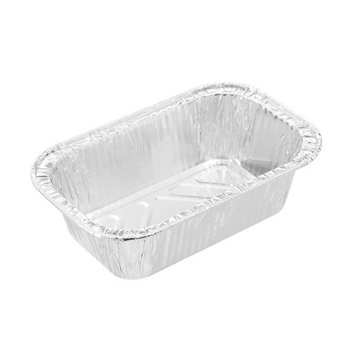 FOIL Baking Cup PLASTIC LID RECT 13.5x8.5cm (10PK) NIS Packaging & Party Supply