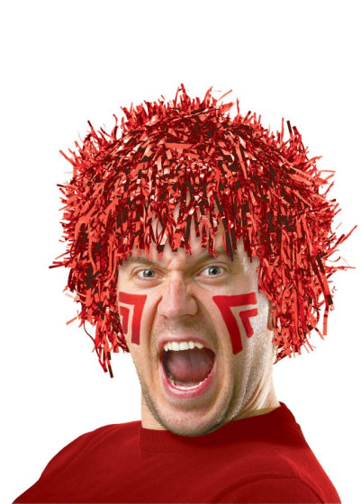 FUN WIG - RED One size fits most 1pc NIS Packaging & Party Supply