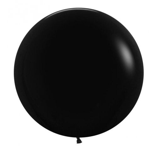 Fashion Black (080) 60cm Sempertex Balloons P3 NIS Packaging & Party Supply