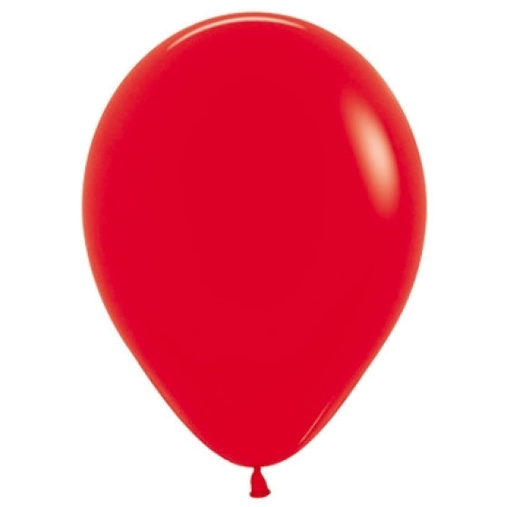 Fashion Red Latex Balloon 30cm, 100PK NIS Packaging & Party Supply