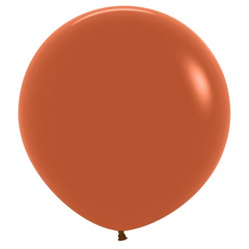 Fashion Terracotta 60cm Latex Balloons, 3PK Sempertex NIS Packaging & Party Supply