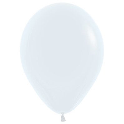 Fashion White Latex 30cm, 25PK NIS Packaging & Party Supply