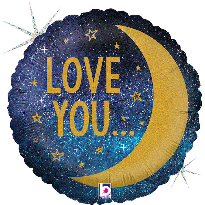 Foil Balloon MOON & BACK NIS Packaging & Party Supply