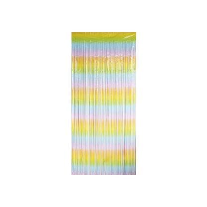 Foil Curtain- Pastel NIS Packaging & Party Supply