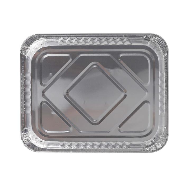 Foil Rectangle Tray 32x26x6cm Pk3 NIS Packaging & Party Supply