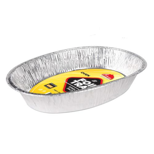 Foil Tray Oval 46x35x8.5cm 1pc NIS Packaging & Party Supply