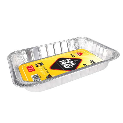 Foil Tray Rectangle( 43x31x7cm) 1pc NIS Packaging & Party Supply