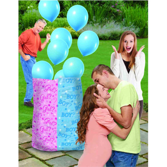 GENDER REVEAL BALLOON SACK - BOY NIS Packaging & Party Supply