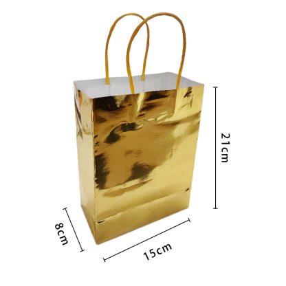 Gift/Paper Bag -GOLDEN 4pk NIS Packaging & Party Supply