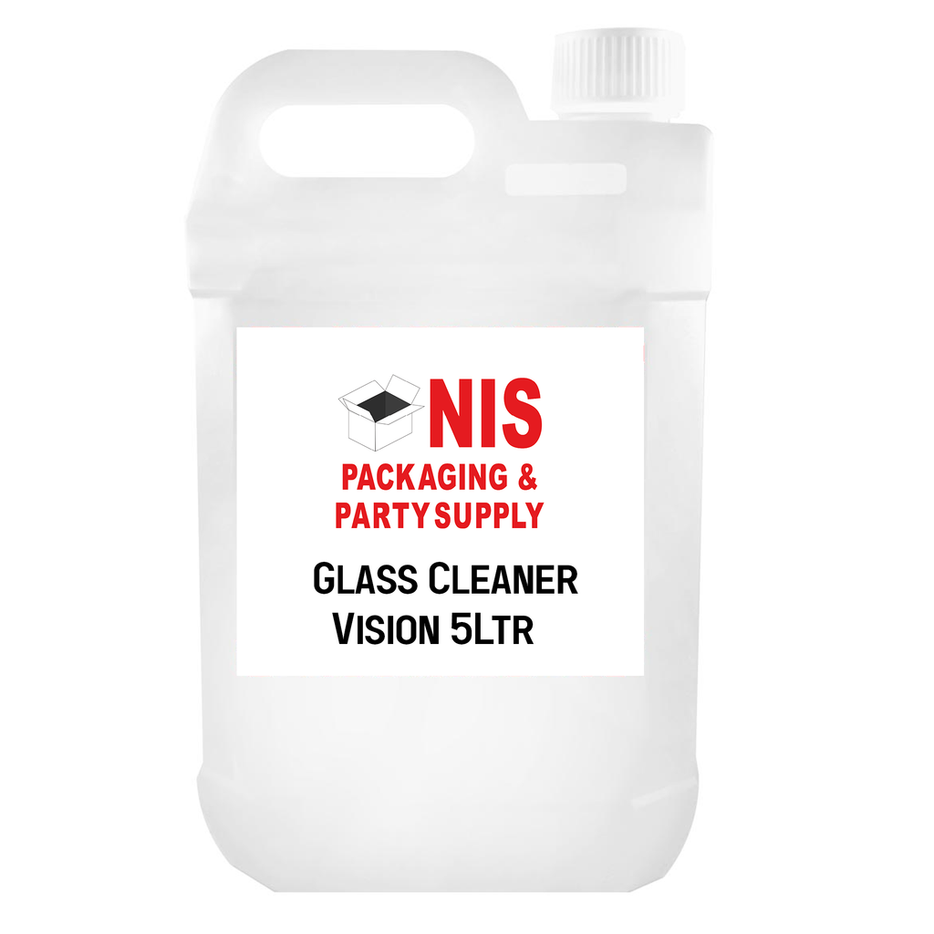 Glass Cleaner Vision 5Ltr NIS Packaging & Party Supply