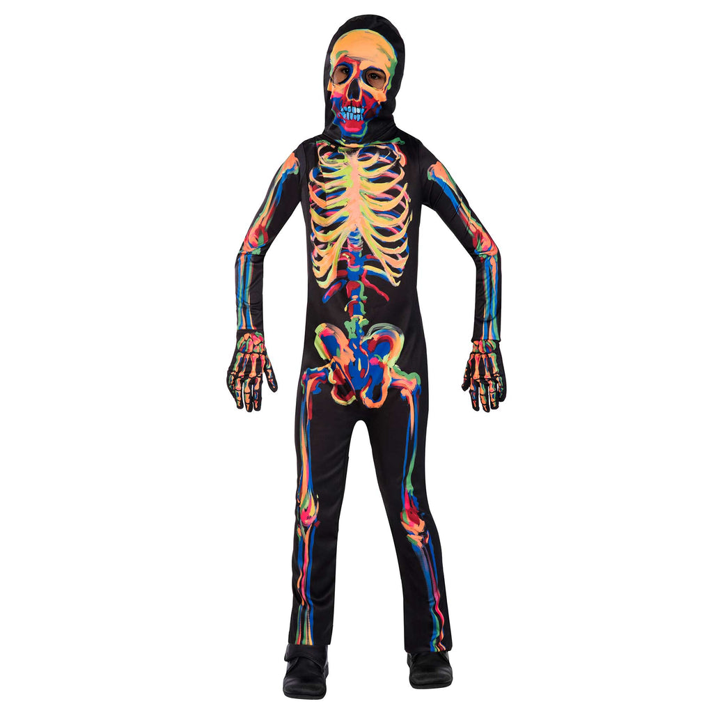 Glow in the dark Skeleton Costume NIS Packaging & Party Supply