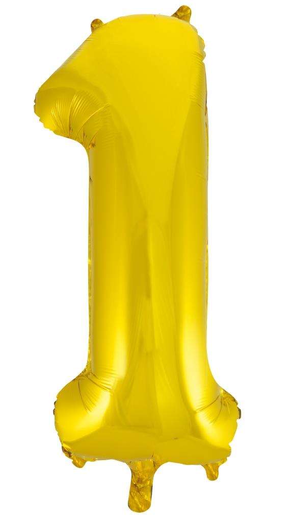 Buy Gold Foil Balloon Number #1 (34inch) at NIS Packaging & Party Supply Brisbane, Logan, Gold Coast, Sydney, Melbourne, Australia