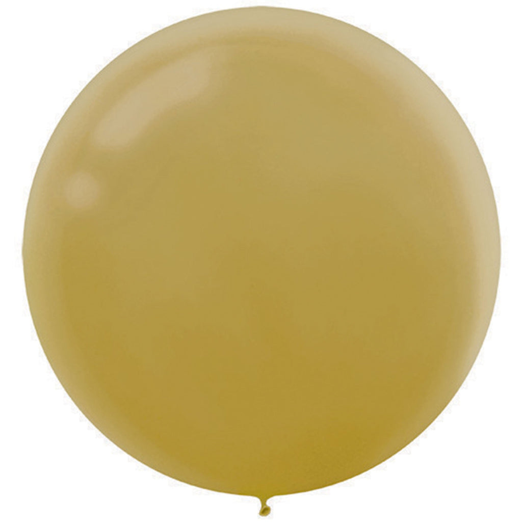 Gold Latex balloon 60cm Pack of 4 NIS Traders