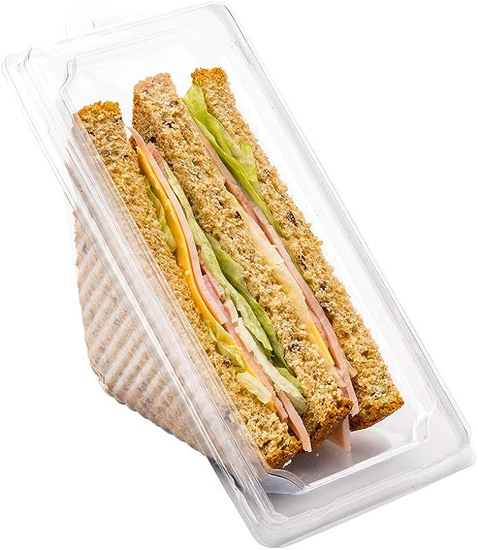 Heavy Duty Clear Large Sandwich Wedge 100pcs NIS Traders
