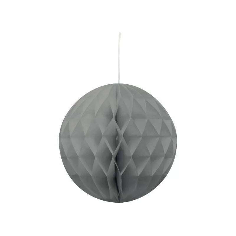 Honeycomb Decoration-GREY 1pc 25cm NIS Traders