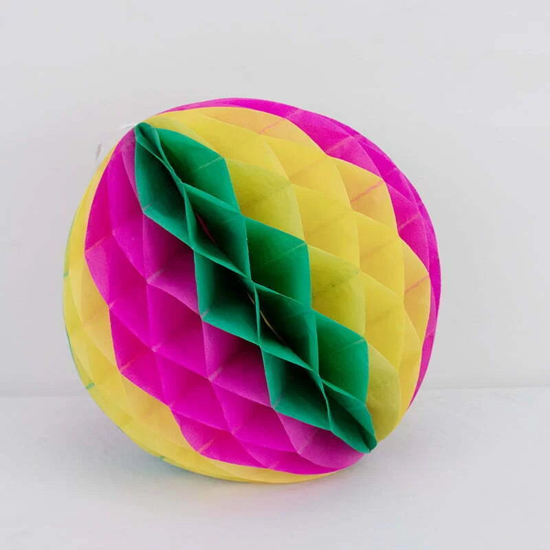 Honeycomb Decoration- Multi-colour 1pc 25cm NIS Traders