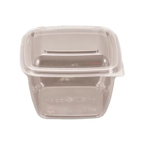 Icube Containers Square Dome & hinge lid (600ml) 50 pk NIS Traders
