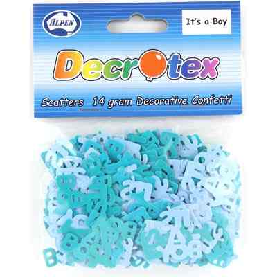 Buy Its a Boy 14gm Scatters at NIS Packaging & Party Supply Brisbane, Logan, Gold Coast, Sydney, Melbourne, Australia