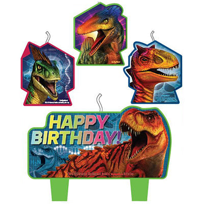 Jurassic World BDAY Candle Set NIS Traders