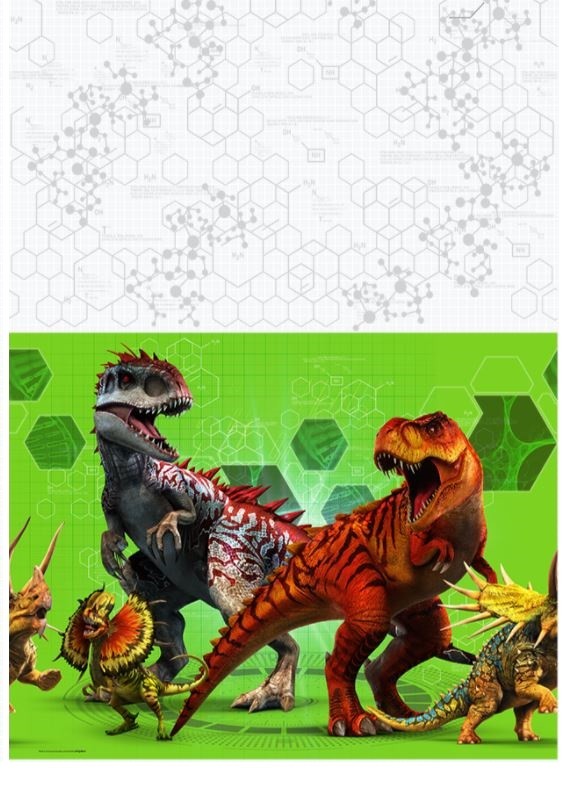 Jurassic World Tablecover Plastic NIS Traders