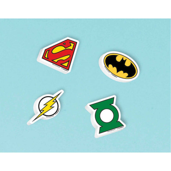 Justice League Eraser Favours 12pk NIS Traders