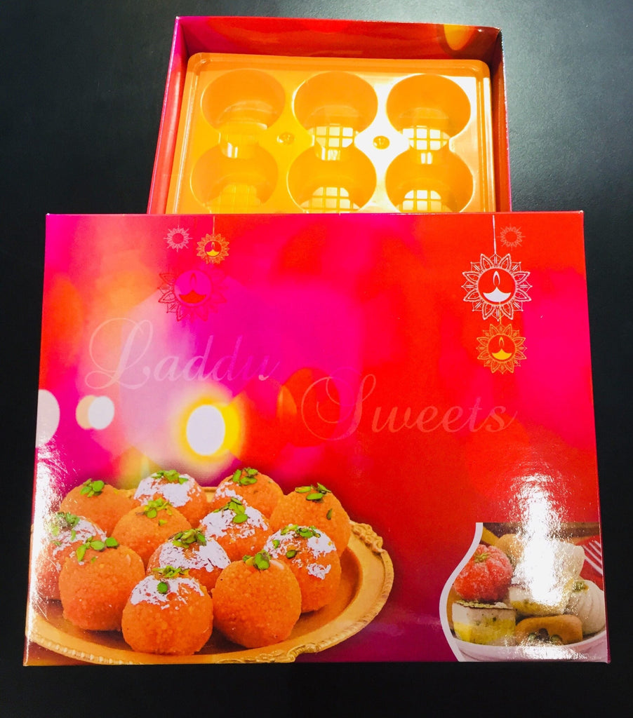 Ladoo Sweet Box- RED 1kg NIS Traders