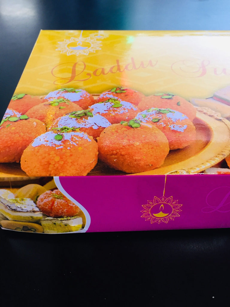 Ladoo Sweet Box- Yellow 1kg NIS Traders