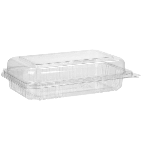 Large Clear Salad Pack Container 125pk H65MM-L237MM-W150MM NIS Traders