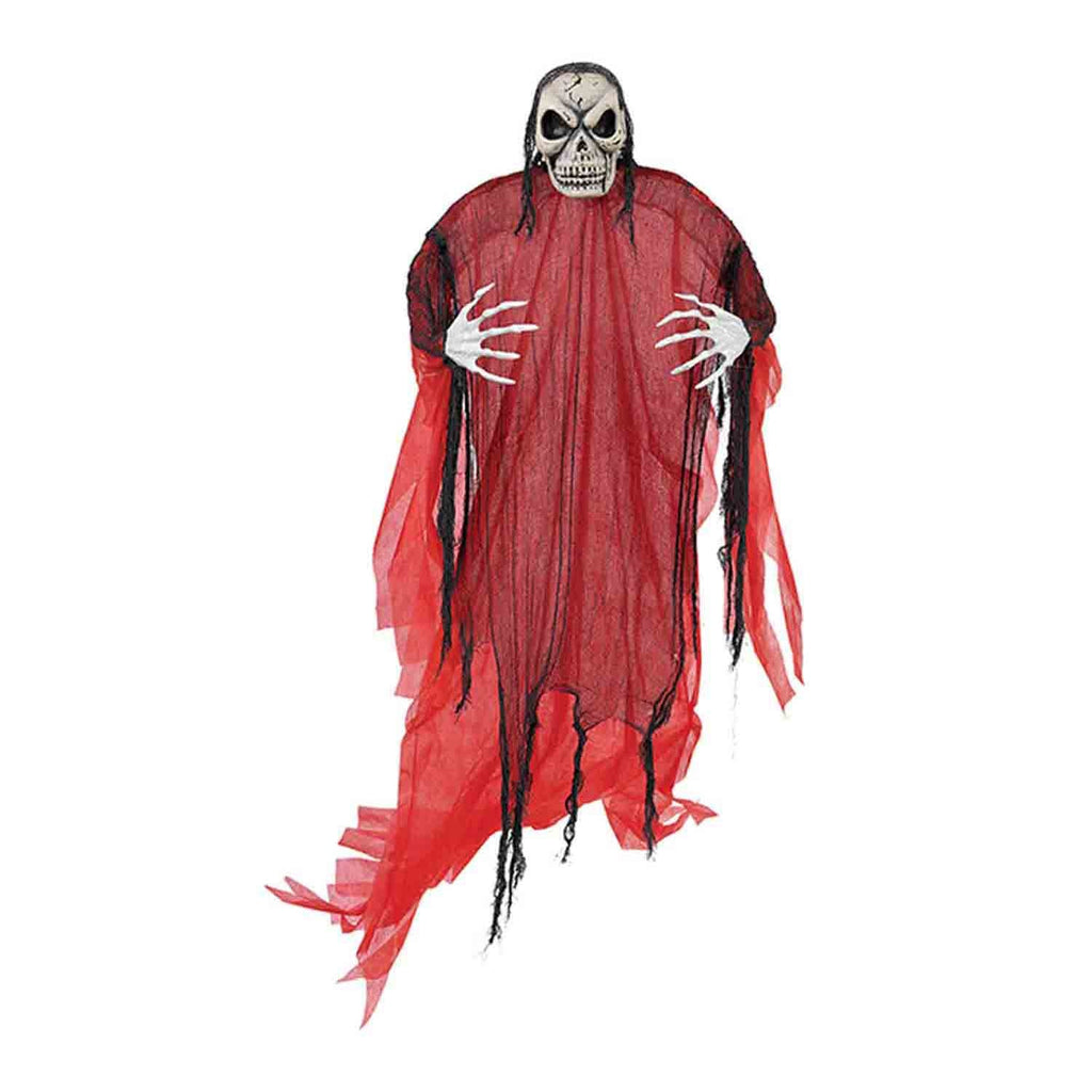 Life Size Red Reaper Hanging Decoration Fabric & Plastic NIS Traders