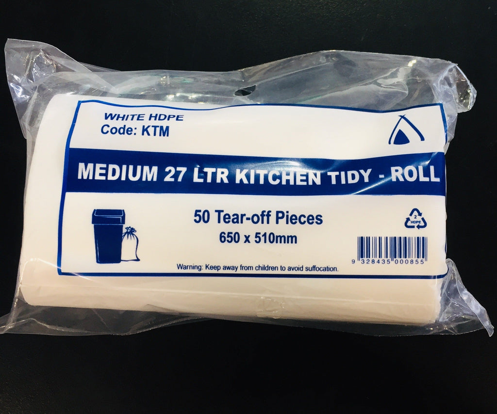 MEDIUM 27LTR KITCHEN TIDY ROLL  50 Pcs NIS Traders