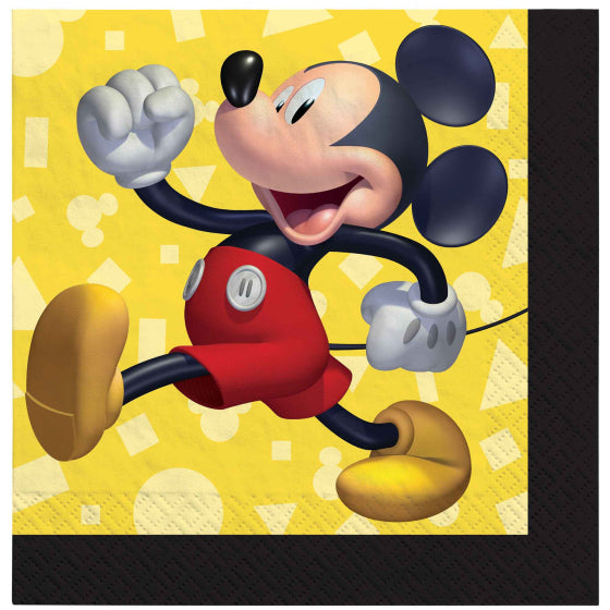 MICKEY MOUSE Forever Beverage Napkins 16pcs NIS Traders