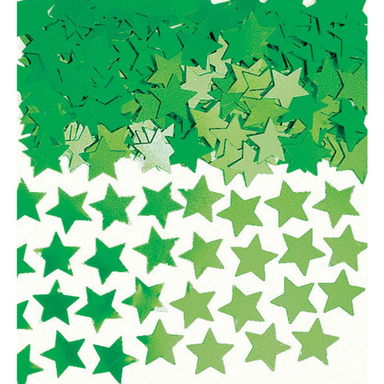MINI STARS Confetti  1/4OZ / 7gm Green NIS Traders