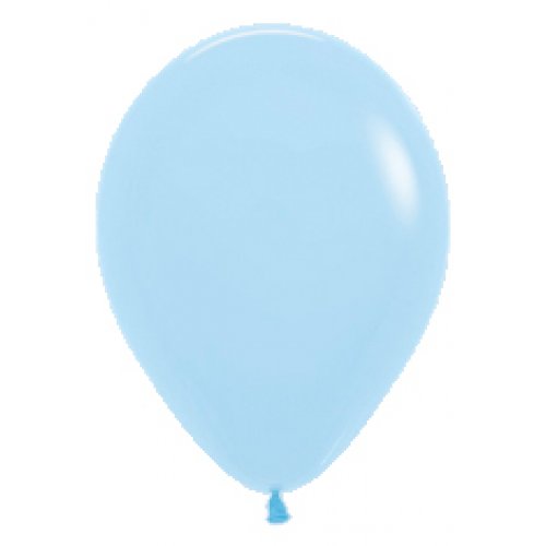 Matte Pastel Blue (640) 30cm Sempertex Balloons Bag 100 NIS Traders