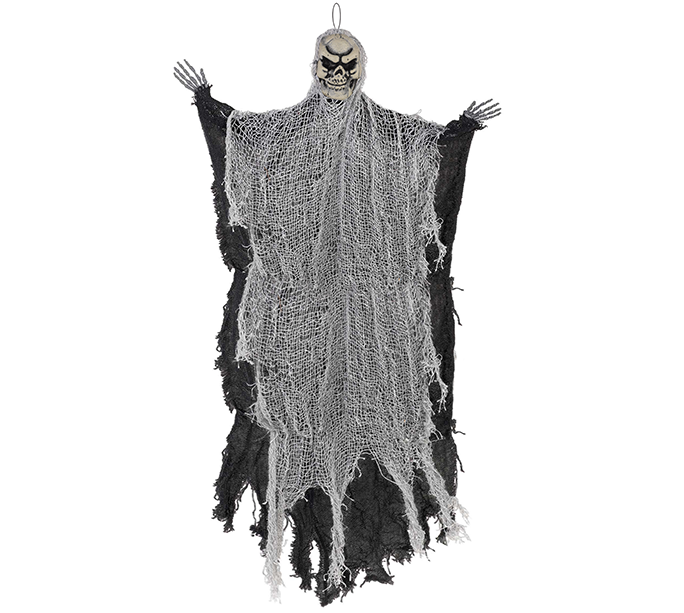 Medium Black Reaper  Hanging Decoration Fabric & Plastic NIS Traders