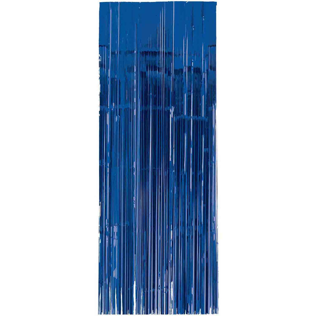 Metallic Curtain - Bright Royal Blue NIS Traders