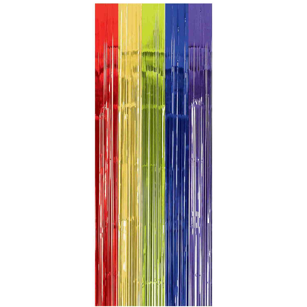 Metallic Curtain - Multi coloured NIS Traders