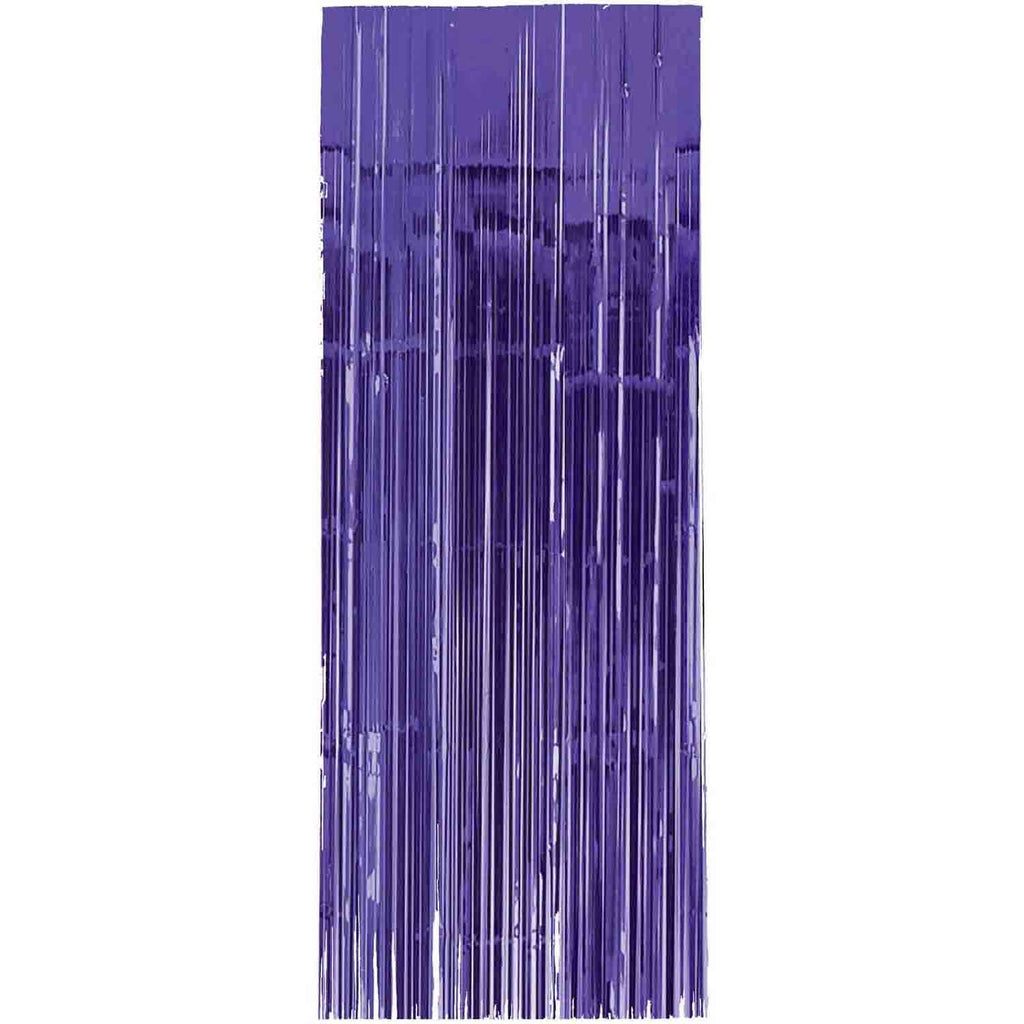 Metallic Curtain - New Purple NIS Traders